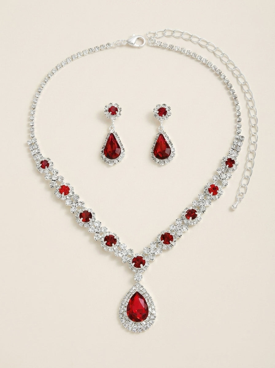 Véra - Elegante Set de Joyas de Cristal