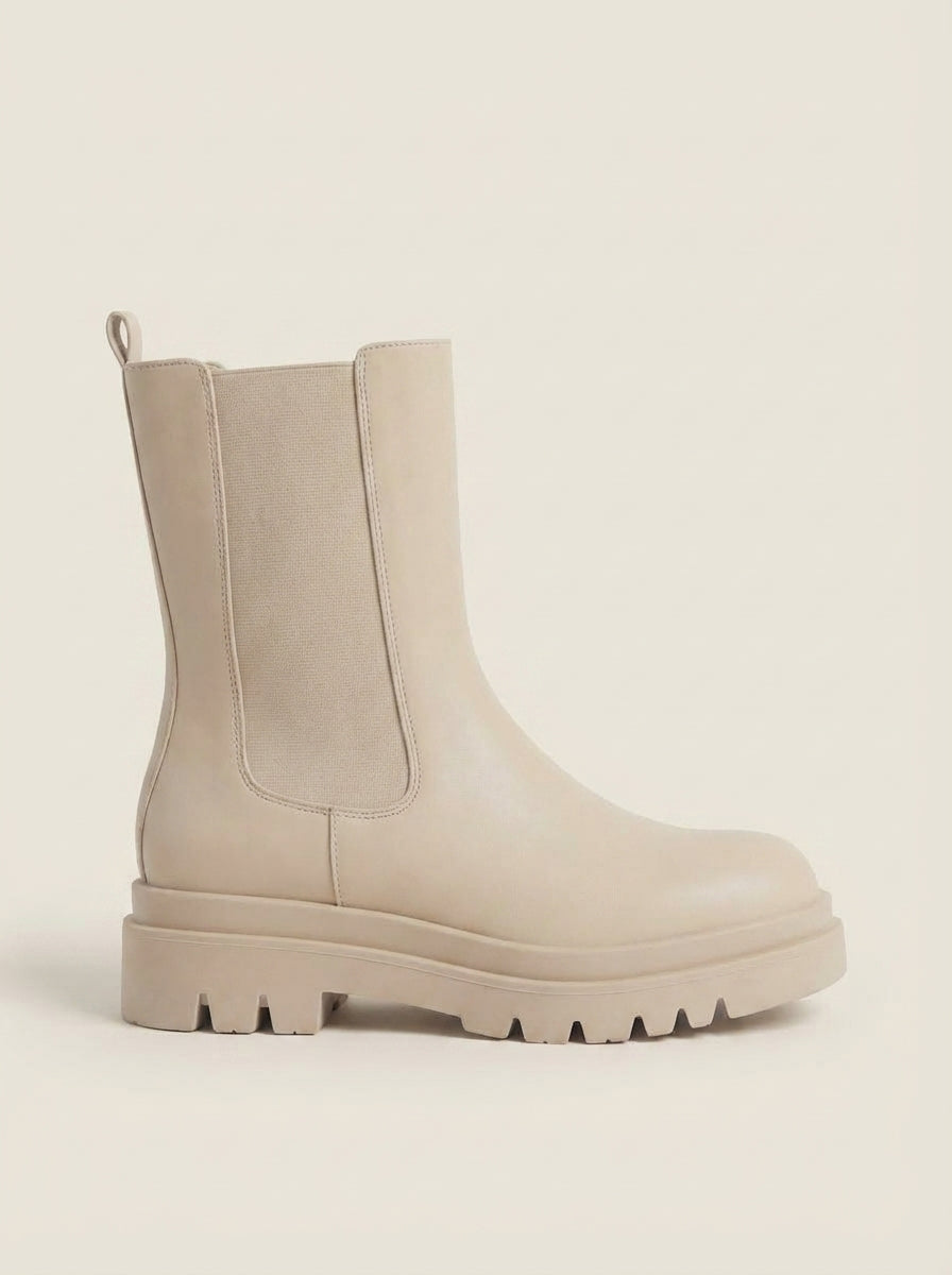 Chelsea - Botas Beige