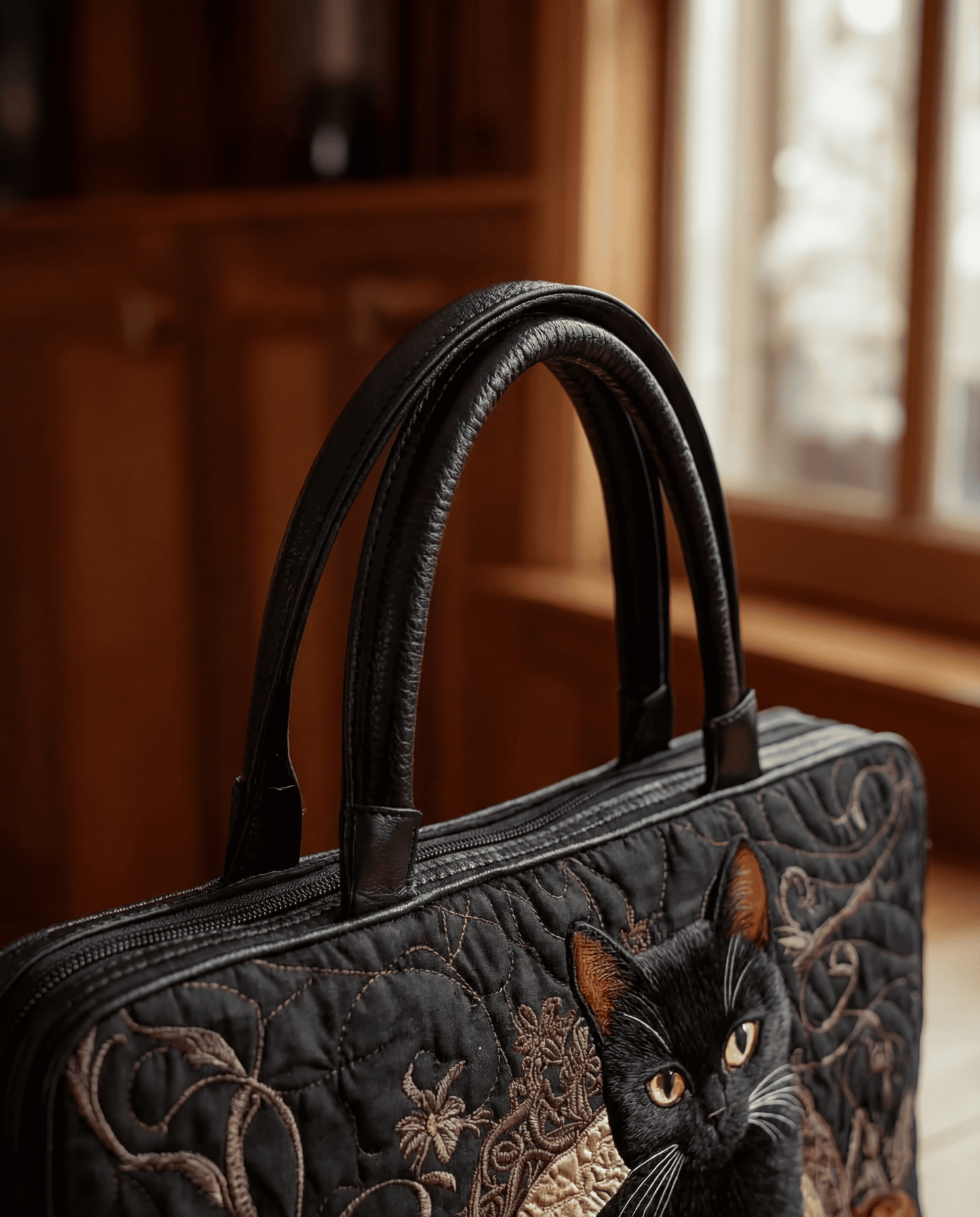 Bolso Artesanal Acolchado “Patas Oscuras”