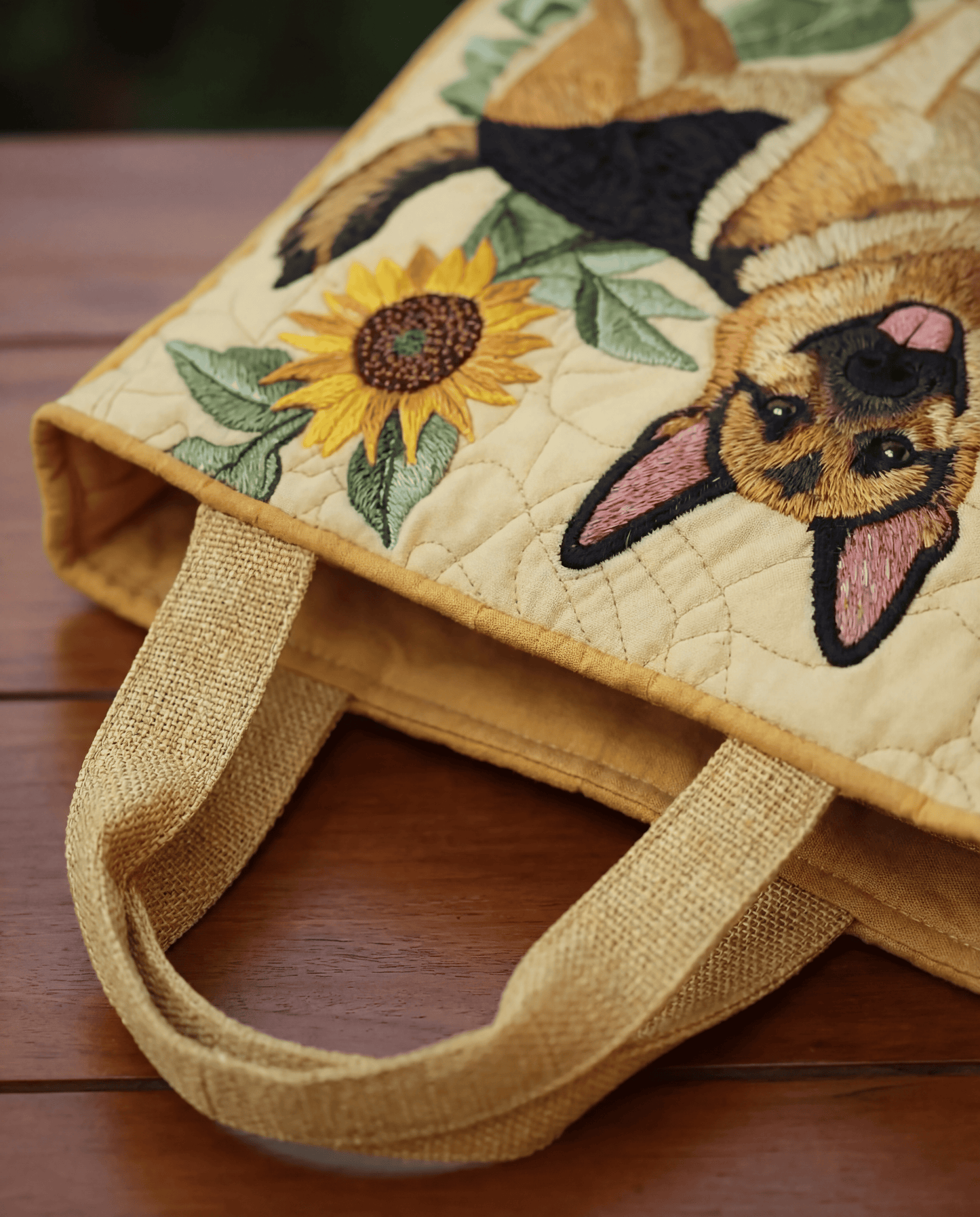 Bolso Estampado Floral “Pastor Alemán”
