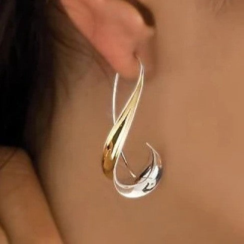 Geometric Ear Hook Earrings
