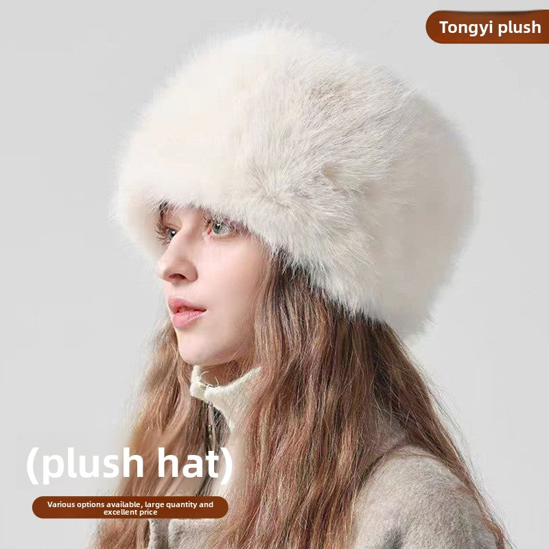 Thickened windproof warm versatile wool hat