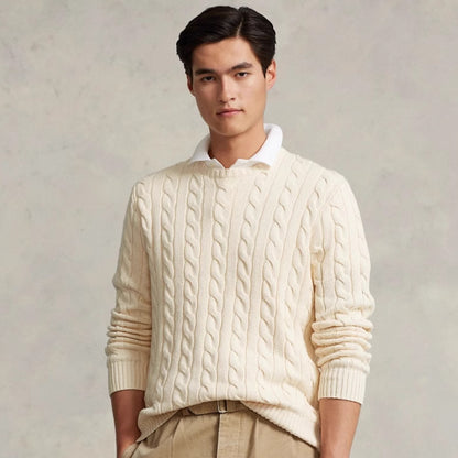 Mens Half Turtleneck Cotton Sweater