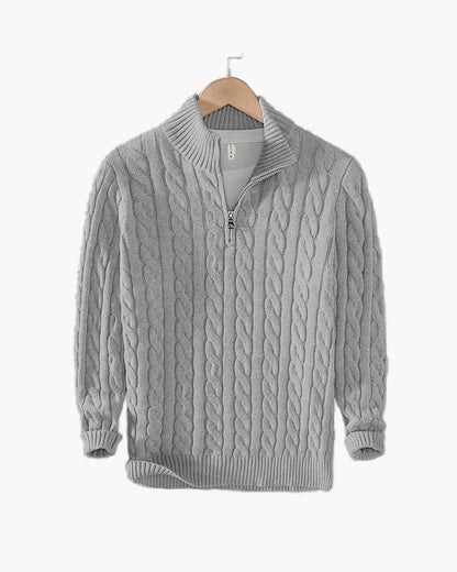 Mens Half Turtleneck Cotton Sweater