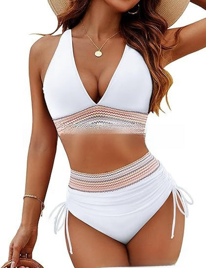 Ladies High Waist Bikini Swimsuit