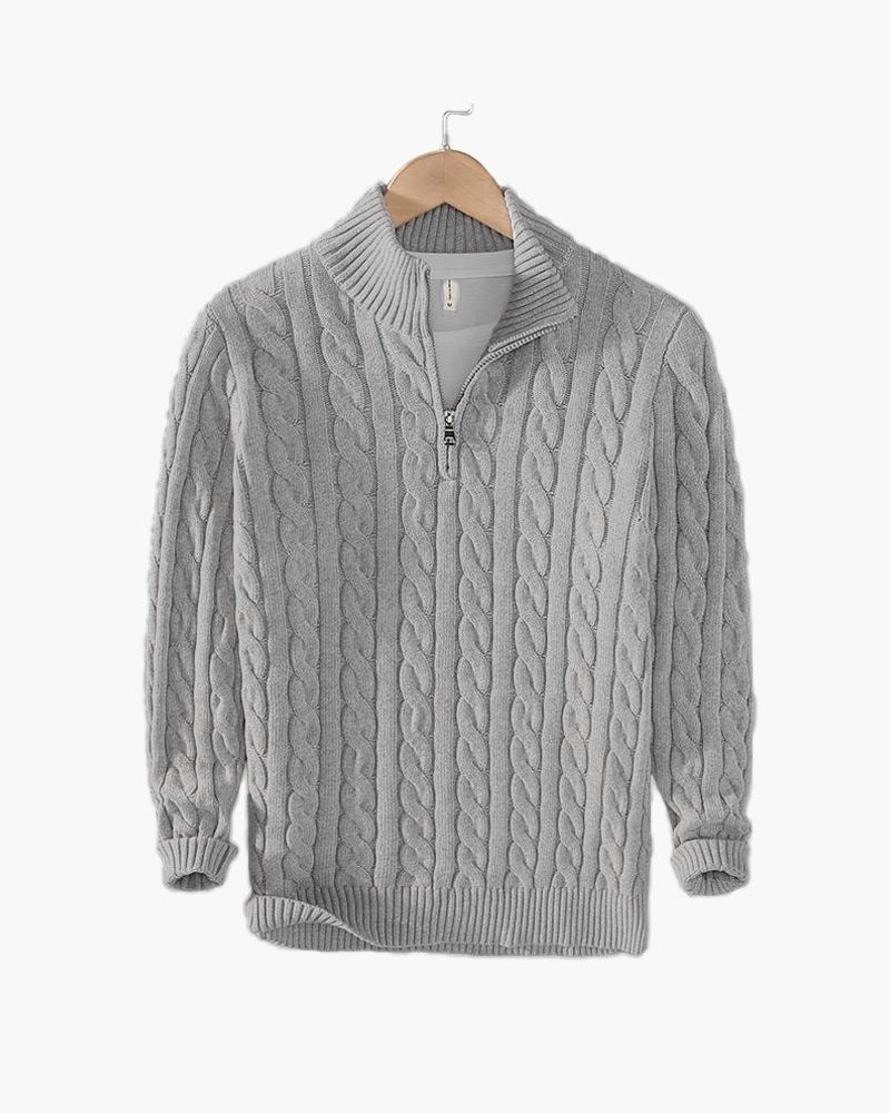 Mens Half Turtleneck Cotton Sweater