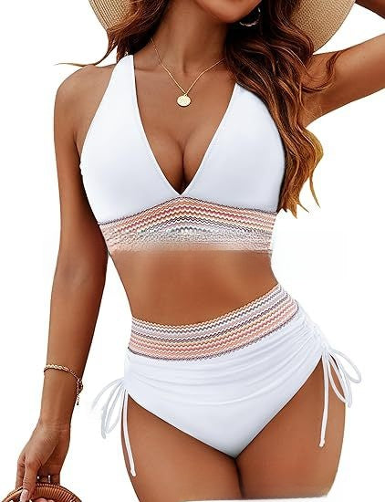 Ladies High Waist Bikini Swimsuit