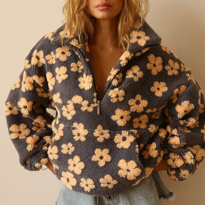 Daisy - Sudadera Fleece Bloom