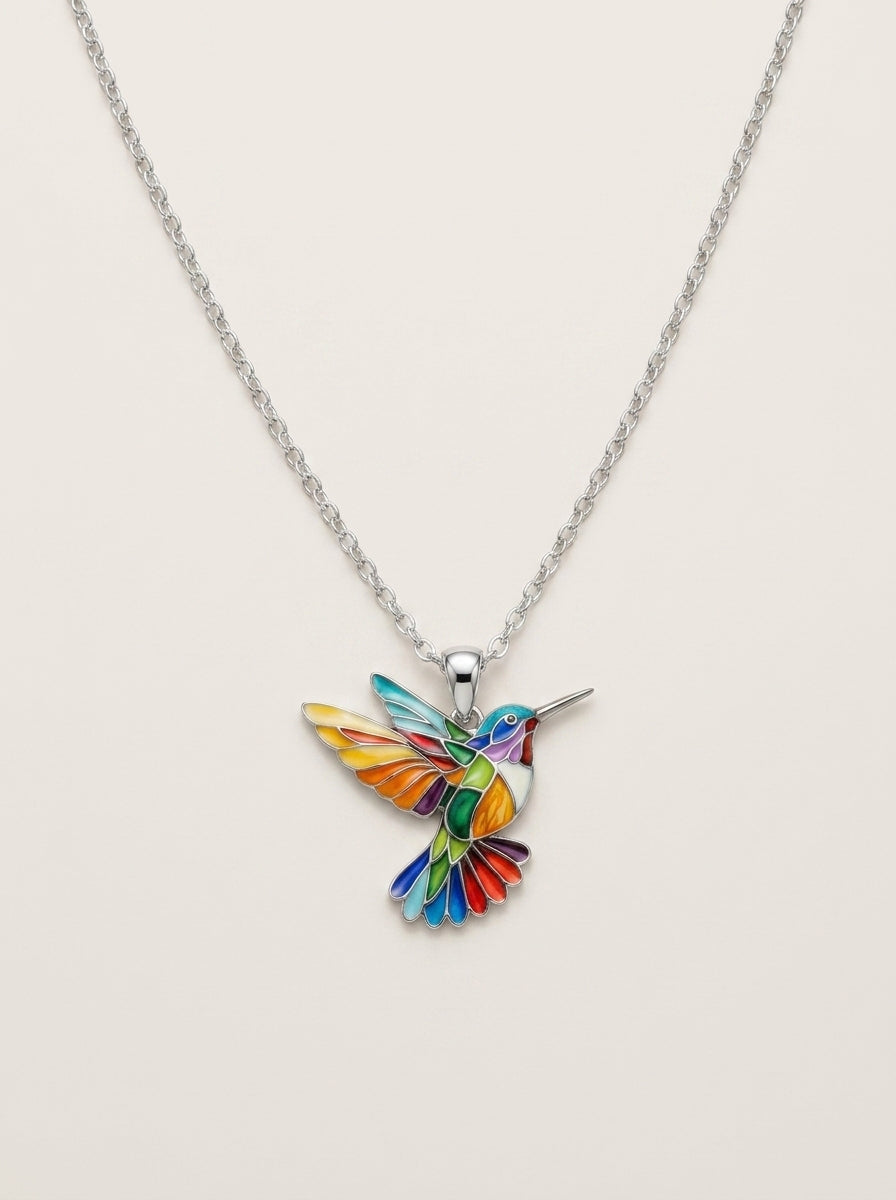 Malia - Pendientes Colibrí & Collar