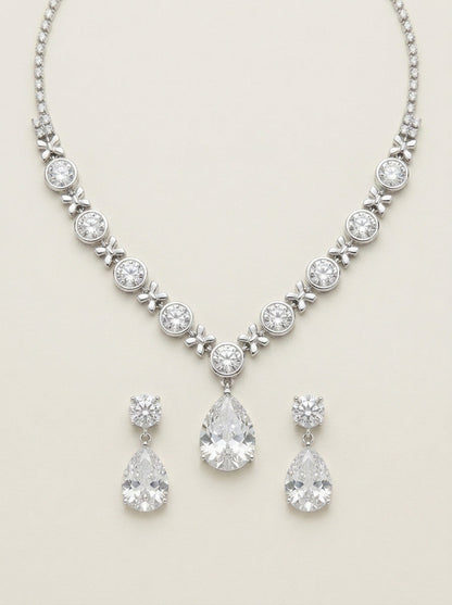Véra - Elegante Set de Joyas de Cristal