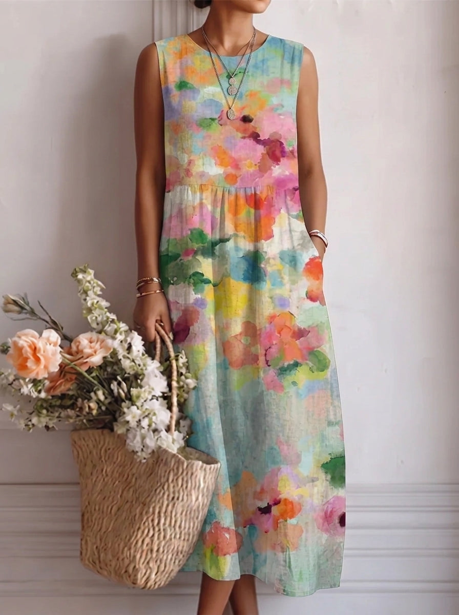 Conchi - Vestido Midi Ligero y Favorecedor