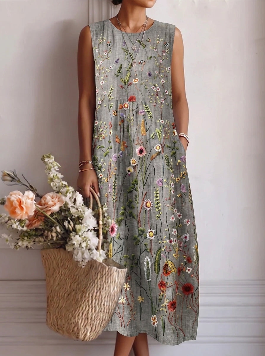 Conchi - Vestido Midi Ligero y Favorecedor