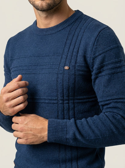 Massimo - Suéter Elegante con Diseño de Cuadros