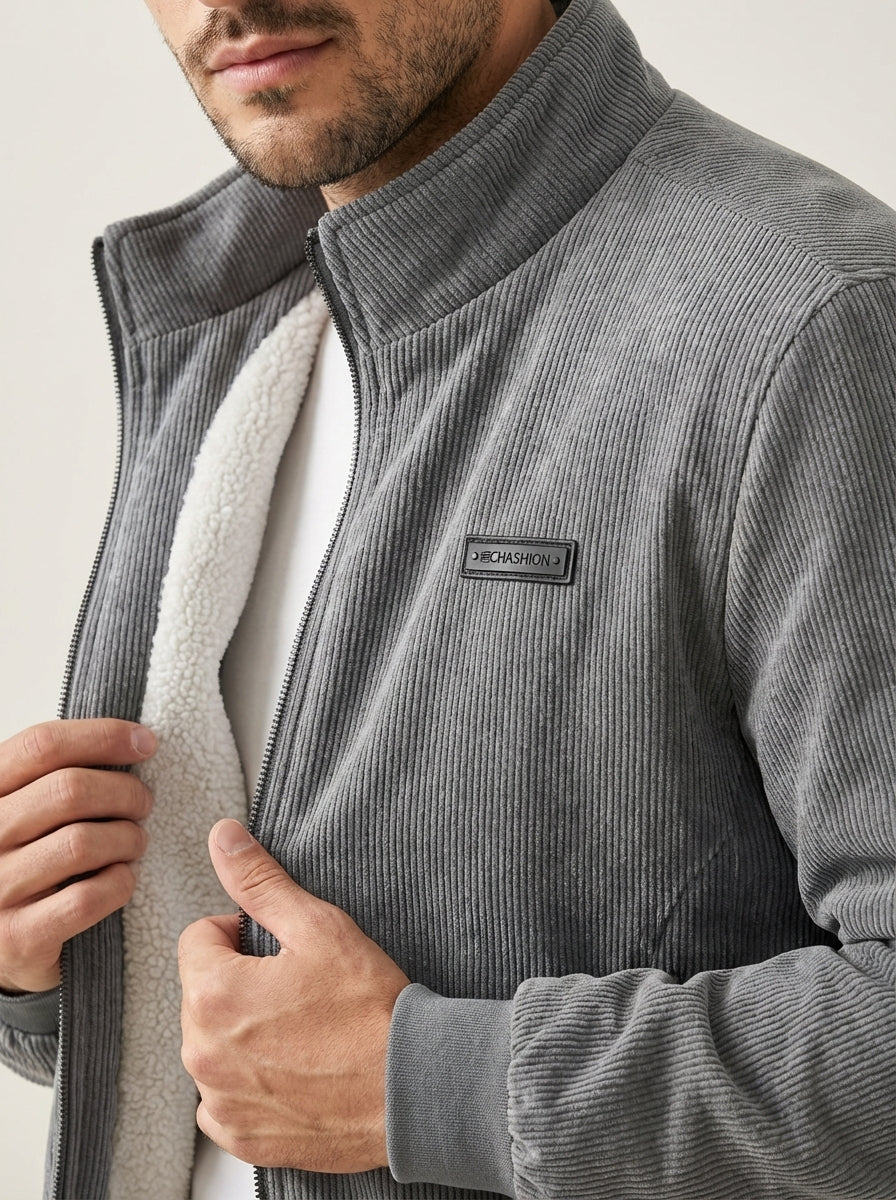 Renzo - Chaqueta de Pana con Forro de Felpa