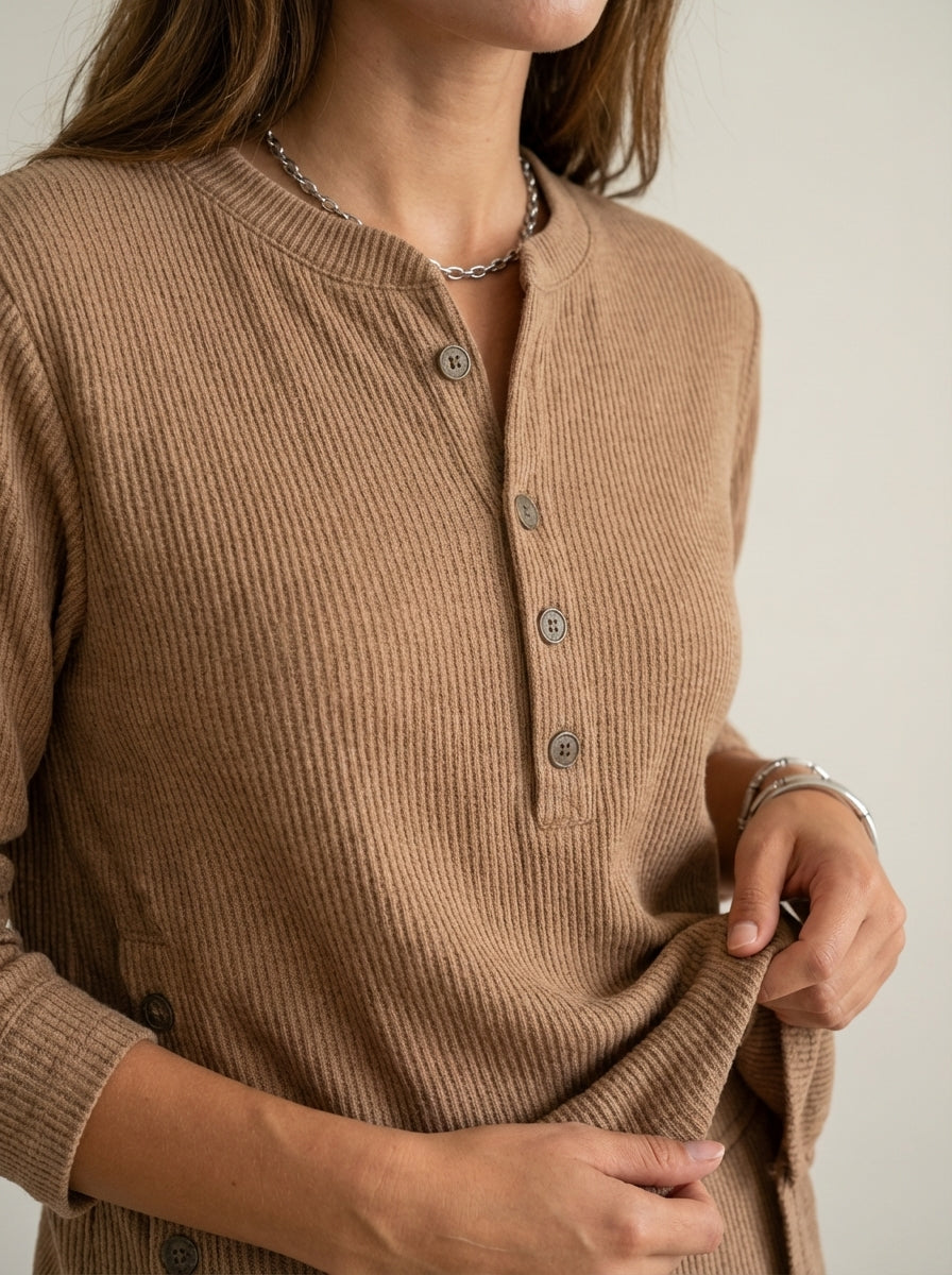 Irene - Sudadera de Punto Holgado