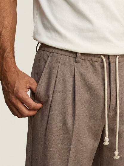 Marco - Pantalón Elegante con Cordón Ajustable