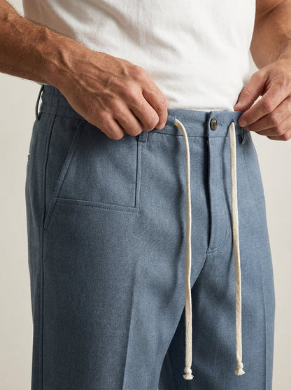 Marco - Pantalón Elegante con Cordón Ajustable