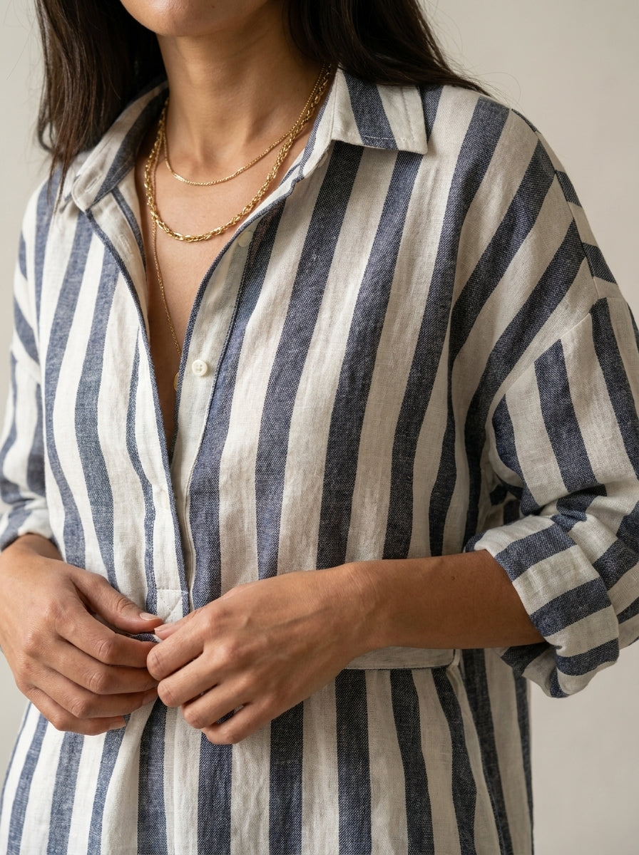 Pepa - Vestido Camisero Largo