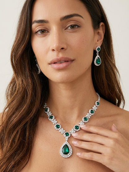Véra - Elegante Set de Joyas de Cristal