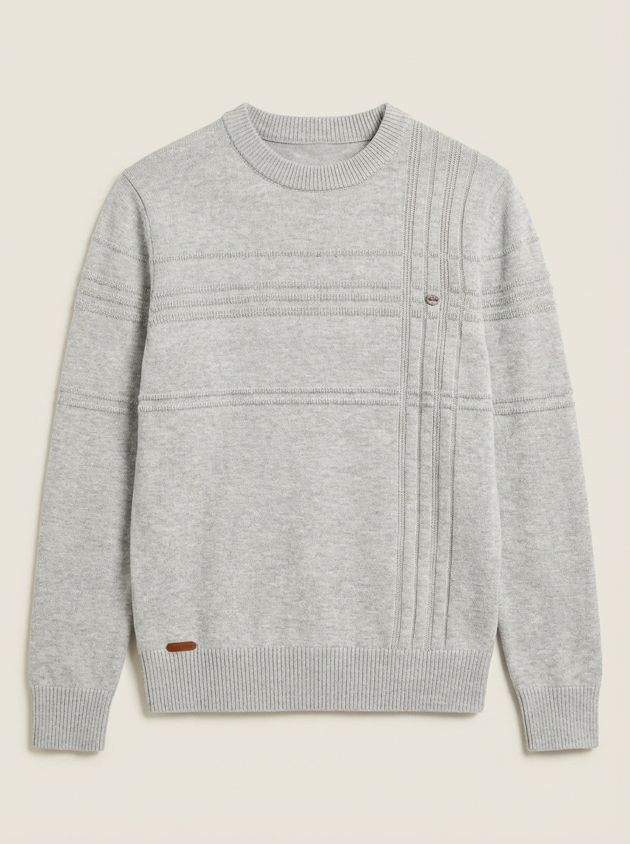 Massimo - Suéter Elegante con Diseño de Cuadros