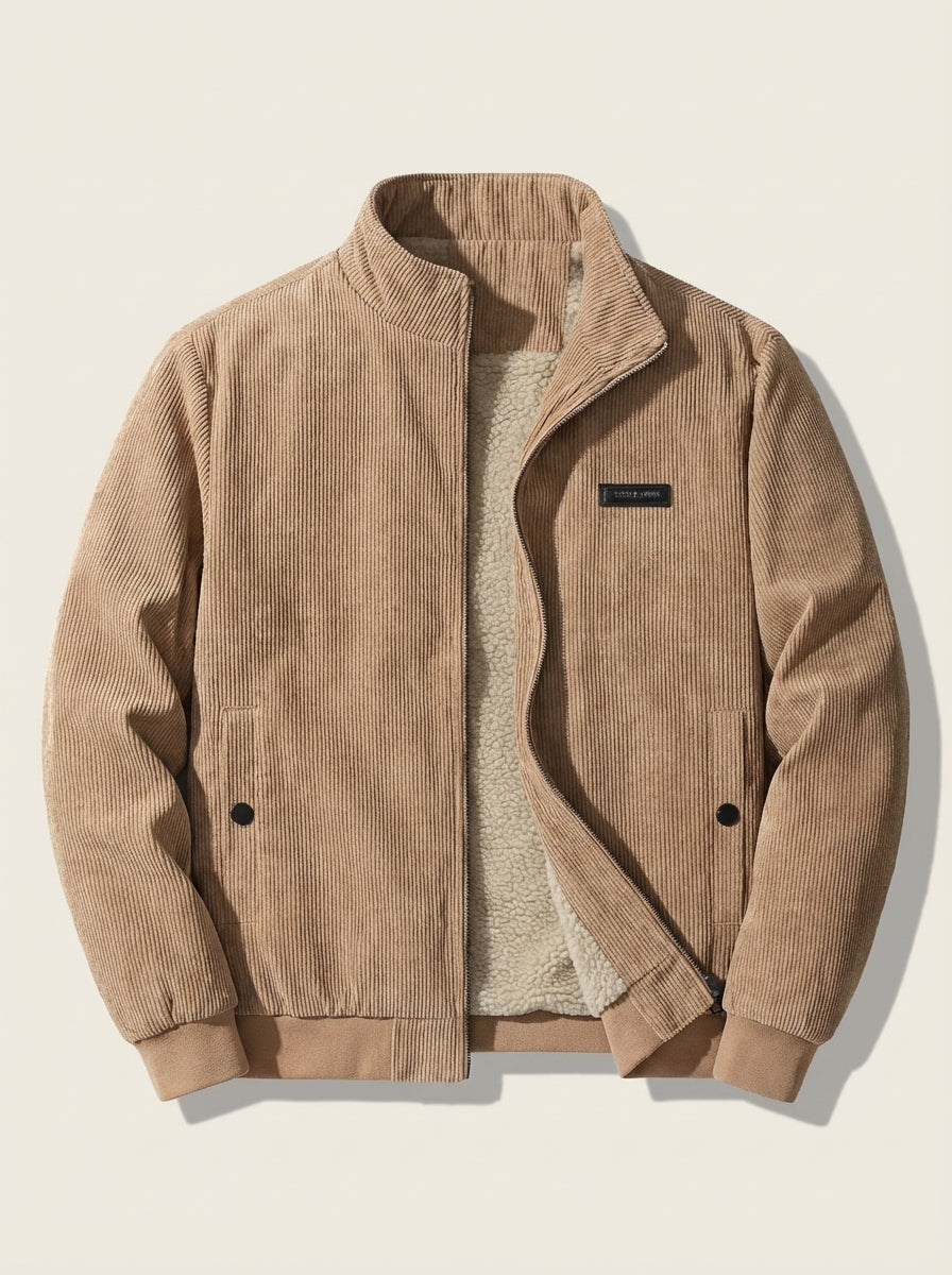Renzo - Chaqueta de Pana con Forro de Felpa