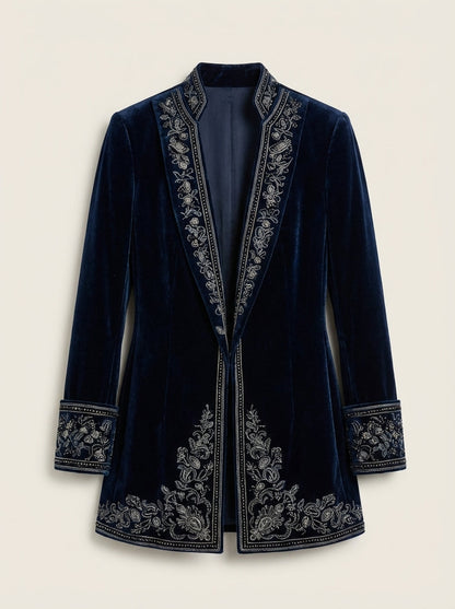 Nuria - Chaqueta Elegante de Terciopelo