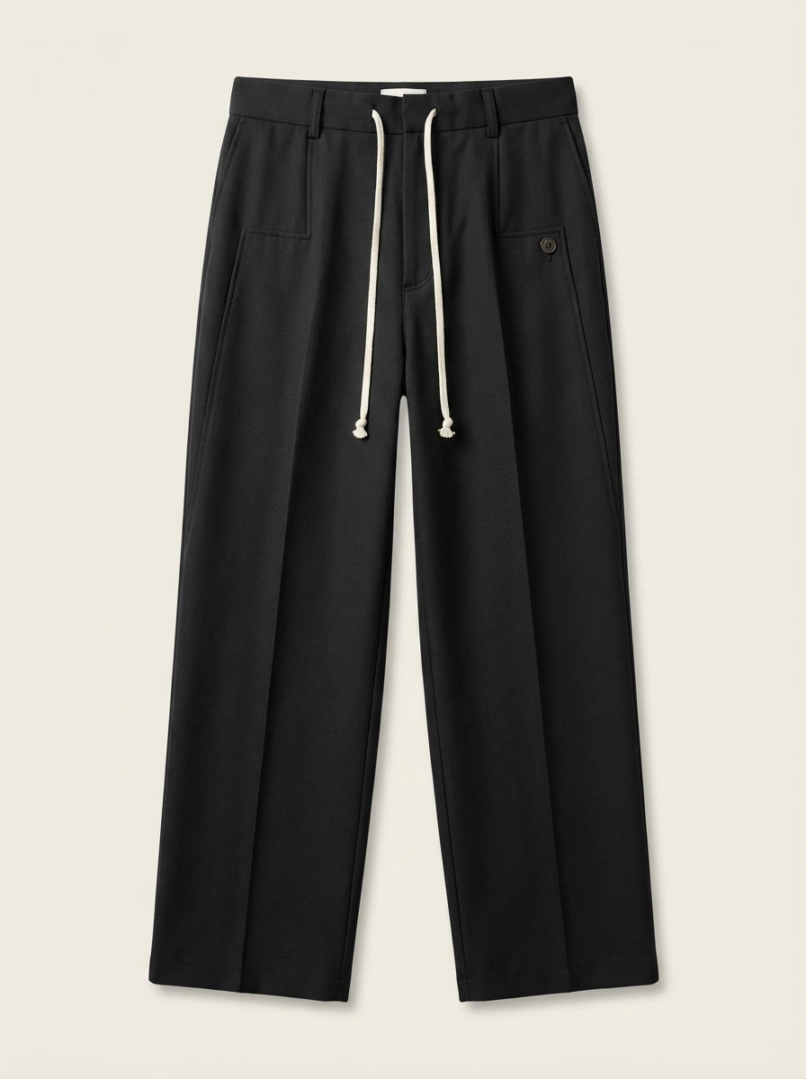 Marco - Pantalón Elegante con Cordón Ajustable