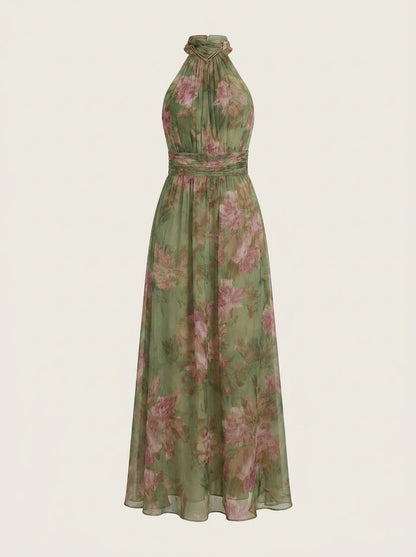Sofía - Elegante Vestido de Verano con Estampado Floral