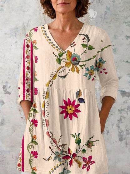 Mari - Blusa Larga con Estampado Llamativo