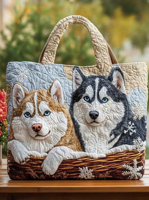 Bolso Artesanal “Huskies Hermosos”