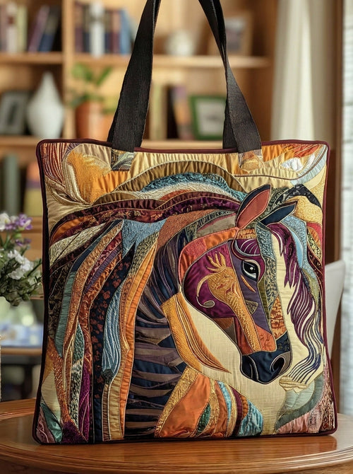 Bolso Artesanal “Caballo en Mosaico Multicolor”