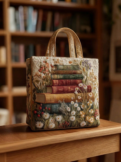 Bolso Artesanal Acolchado "Motivo Floral"