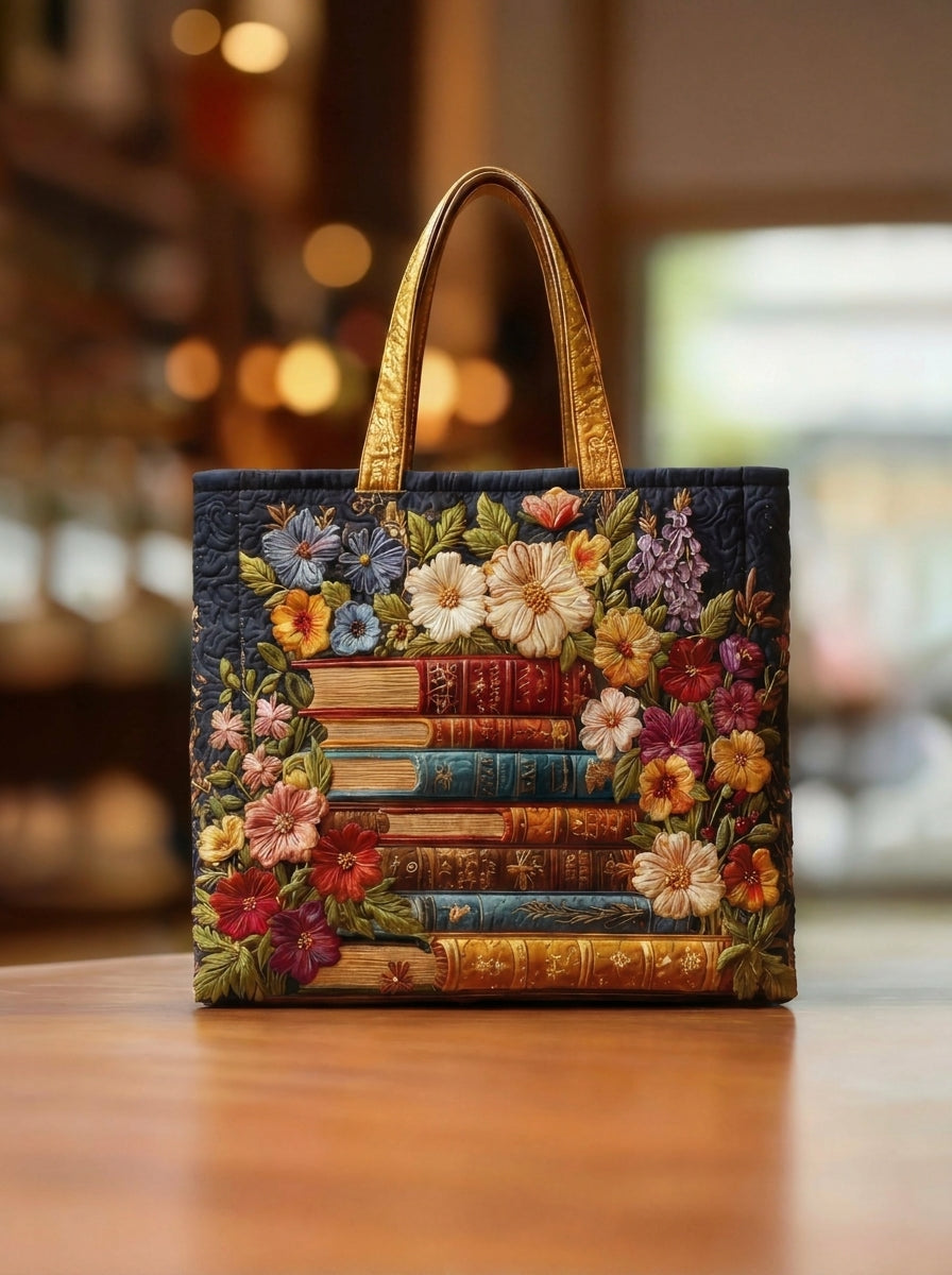 Bolso Artesanal Acolchado "Estampado Floral"