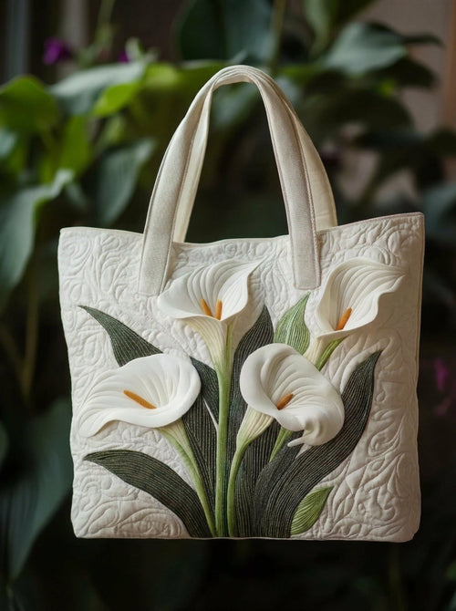 Bolso Artesanal Acolchado "Concha Blanca"
