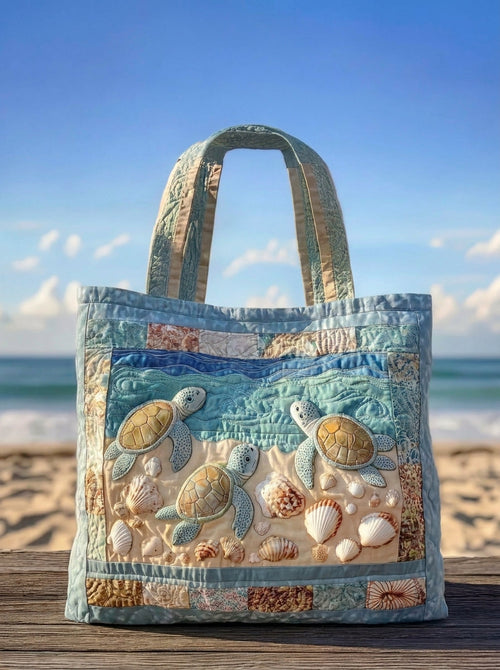 Bolso Artesanal Acolchado "Tortuga"