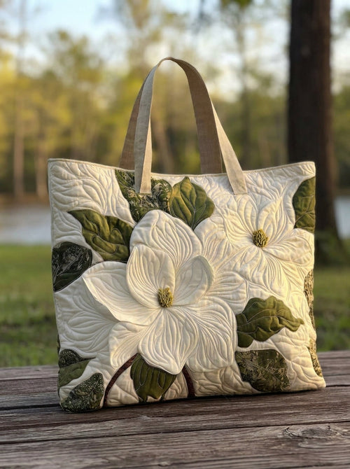 Bolso Artesanal Acolchado "Motivo Floral"