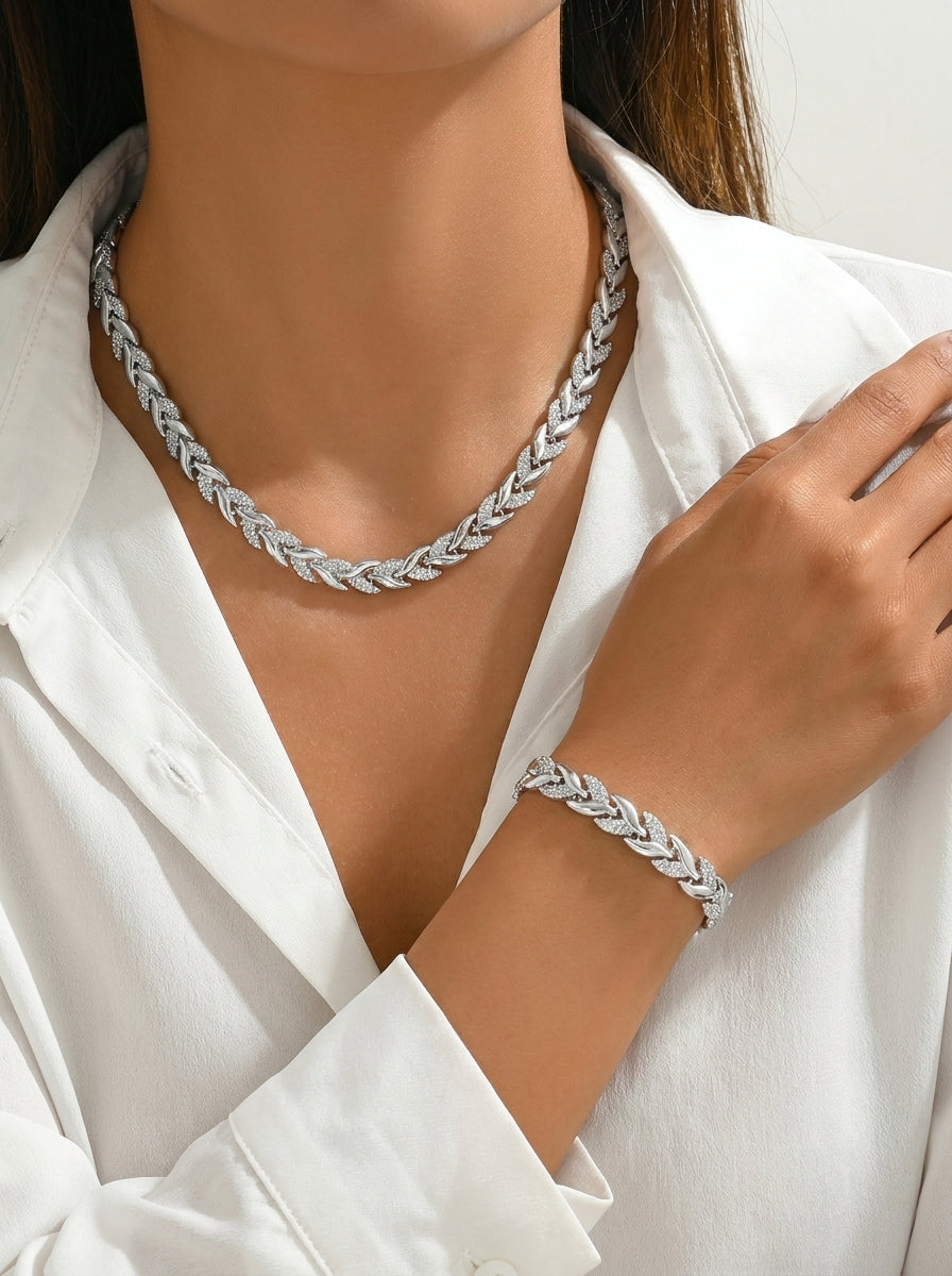 Claudia - Colgante y Pulsera Artesanal Cola de Pez