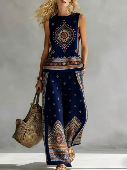 Eva - Conjunto Elegante con Estampado