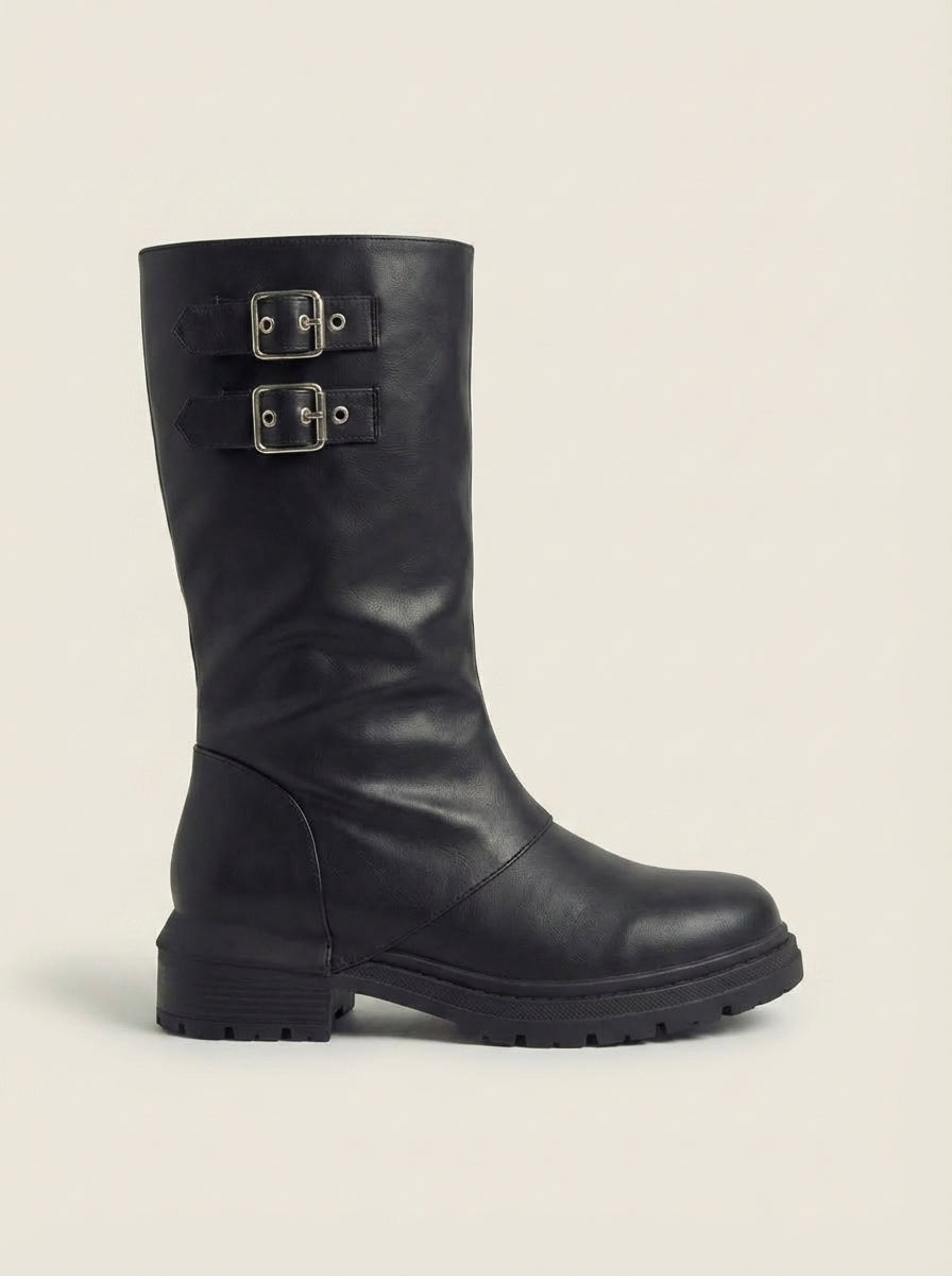 Olaya - Botas Cubiertas con Cremallera