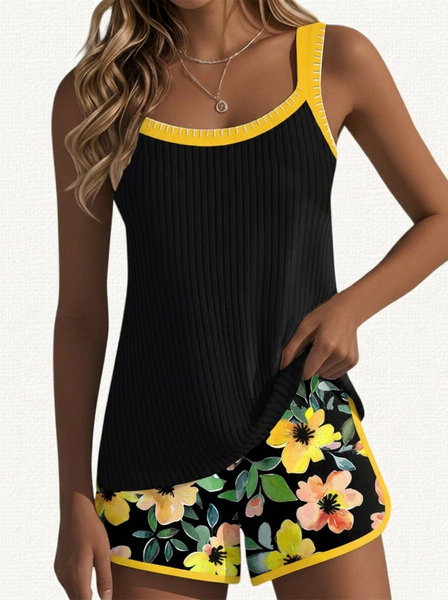 Luisa - Bañador con Top y Short