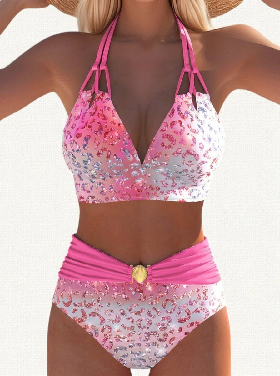 Gemma - Bikini con Estampado Leopardo