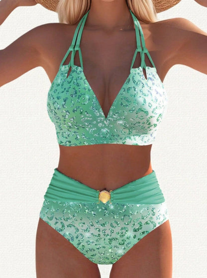 Gemma - Bikini con Estampado Leopardo