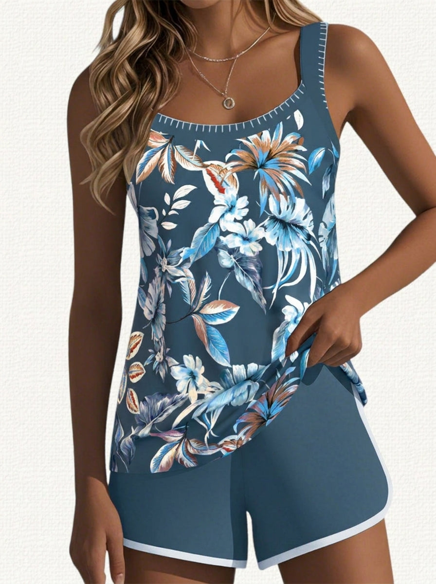 Consuelo - Bañador Floral con Short