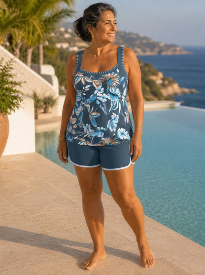 Consuelo - Bañador Floral con Short