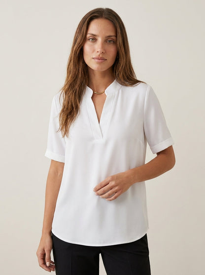 Raquel - Blusa Elegante con Cuello en V