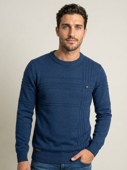 Massimo - Suéter Elegante con Diseño de Cuadros