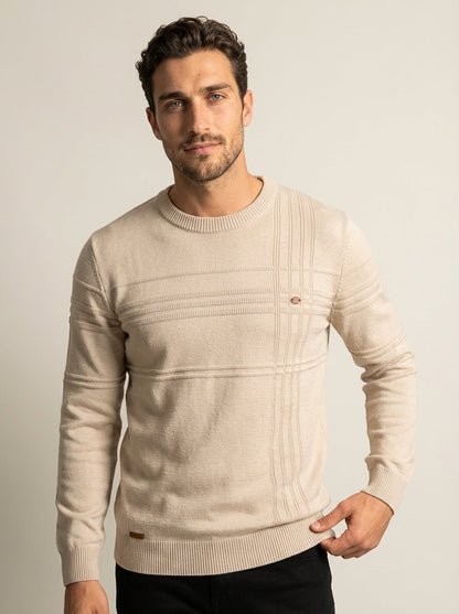 Massimo - Suéter Elegante con Diseño de Cuadros