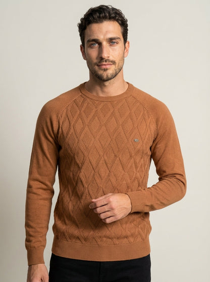 Nico - Suéter Elegante con Diseño de Rombos