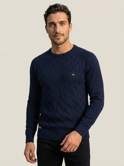Nico - Suéter Elegante con Diseño de Rombos