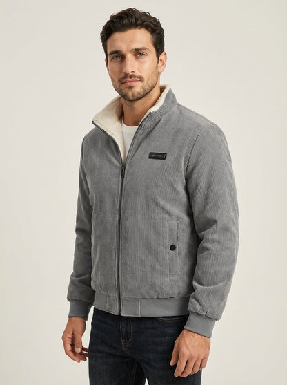 Renzo - Chaqueta de Pana con Forro de Felpa